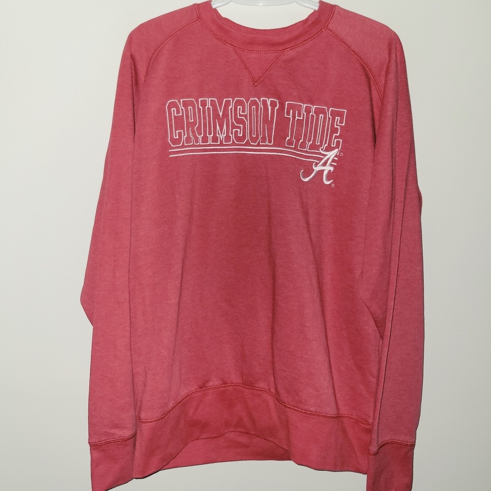 Champion Alabama Crimson Tide Long Sleeve Sweatshirt Size Large Red